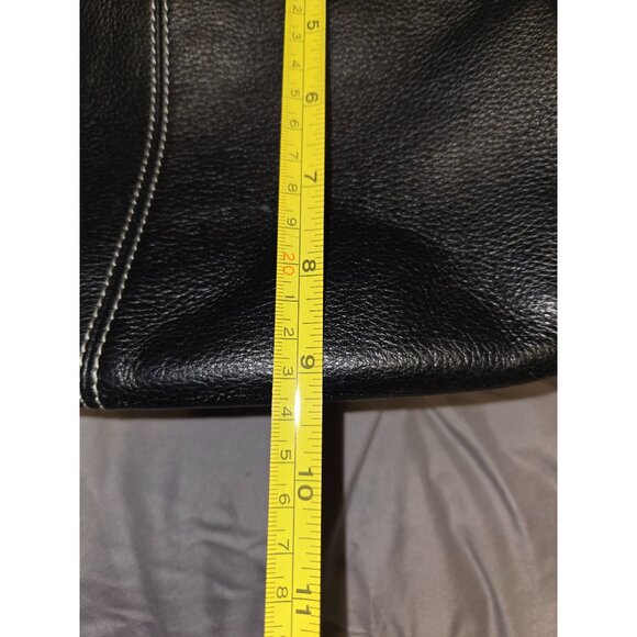 Vintage Etienne Aigner Black Leather Shoulder‎ Handbag Purse - Picture 9 of 9